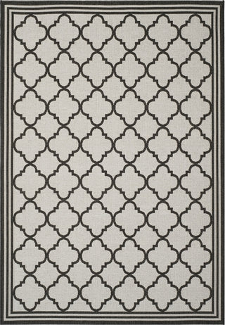 Safavieh Beach House BHS121 Light Grey / Charcoal Area Rug