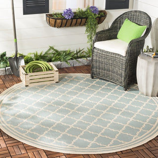 Safavieh Beach House BHS121 Aqua / Cream Area Rug