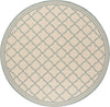 Safavieh Beach House BHS121 Cream / Aqua Area Rug