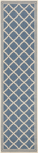 Safavieh Beach House BHS121 Blue / Creme Area Rug