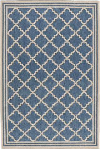 Safavieh Beach House BHS121 Blue / Creme Area Rug