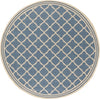 Safavieh Beach House BHS121 Blue / Creme Area Rug