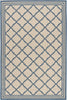 Safavieh Beach House BHS121 Cream / Blue Area Rug