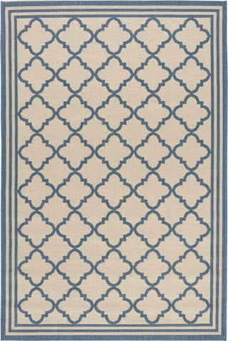 Safavieh Beach House BHS121 Cream / Blue Area Rug