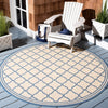 Safavieh Beach House BHS121 Cream / Blue Area Rug