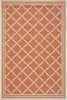 Safavieh Beach House BHS121 Rust / Creme Area Rug