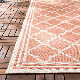 Safavieh Beach House BHS121 Rust / Creme Area Rug