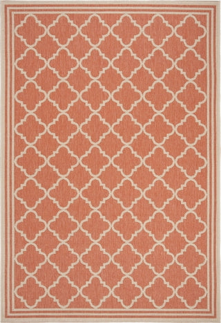 Safavieh Beach House BHS121 Rust / Creme Area Rug