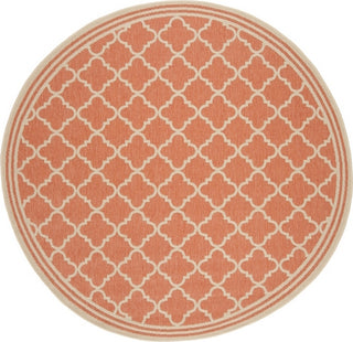 Safavieh Beach House BHS121 Rust / Creme Area Rug