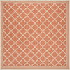 Safavieh Beach House BHS121 Rust / Creme Area Rug