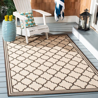 Safavieh Beach House BHS121 Creme / Brown Area Rug