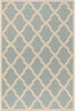 Safavieh Beach House BHS122 Aqua / Cream Area Rug