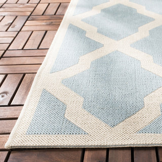 Safavieh Beach House BHS122 Aqua / Cream Area Rug