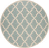 Safavieh Beach House BHS122 Aqua / Cream Area Rug