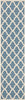 Safavieh Beach House BHS122 Blue / Creme Area Rug