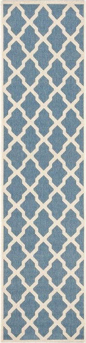 Safavieh Beach House BHS122 Blue / Creme Area Rug