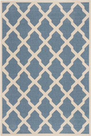 Safavieh Beach House BHS122 Blue / Creme Area Rug