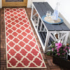 Safavieh Beach House BHS122 Red / Creme Area Rug