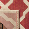 Safavieh Beach House BHS122 Red / Creme Area Rug