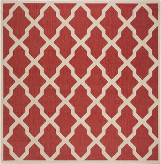 Safavieh Beach House BHS122 Red / Creme Area Rug