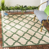 Safavieh Beach House BHS122 Cream / Green Area Rug