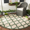 Safavieh Beach House BHS122 Cream / Green Area Rug