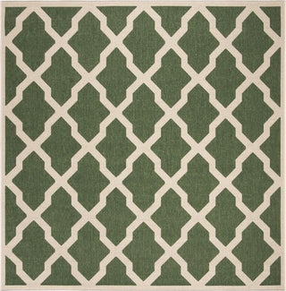 Safavieh Beach House BHS122 Green / Creme Area Rug