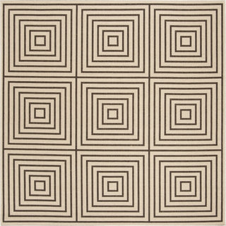 Safavieh Beach House BHS123 Creme / Brown Area Rug