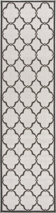 Safavieh Beach House BHS125 Light Grey / Charcoal Area Rug