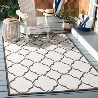 Safavieh Beach House BHS125 Light Grey / Charcoal Area Rug