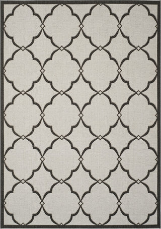 Safavieh Beach House BHS125 Light Grey / Charcoal Area Rug