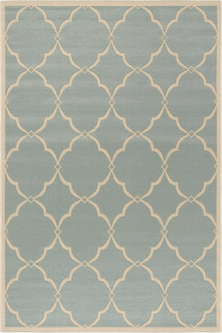 Safavieh Beach House BHS125 Aqua / Cream Area Rug