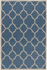 Safavieh Beach House BHS125 Blue / Creme Area Rug