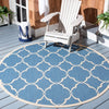 Safavieh Beach House BHS125 Blue / Creme Area Rug