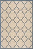 Safavieh Beach House BHS125 Cream / Blue Area Rug