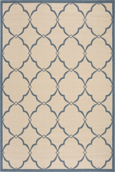 Safavieh Beach House BHS125 Cream / Blue Area Rug