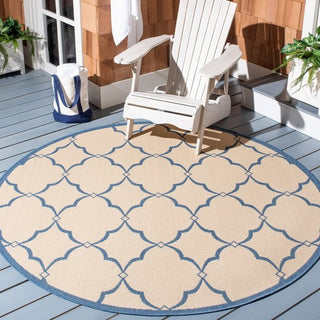 Safavieh Beach House BHS125 Cream / Blue Area Rug