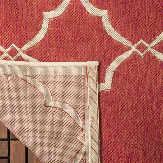 Safavieh Beach House BHS125 Red / Creme Area Rug