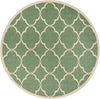 Safavieh Beach House BHS125 Green / Creme Area Rug