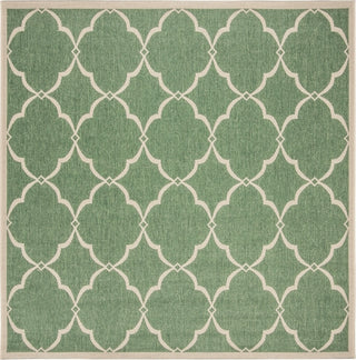 Safavieh Beach House BHS125 Green / Creme Area Rug