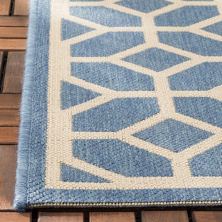 Safavieh Beach House BHS127 Blue / Creme Area Rug