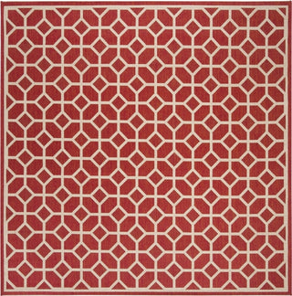 Safavieh Beach House BHS127 Red / Creme Area Rug