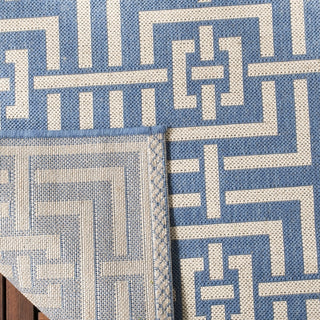 Safavieh Beach House BHS128 Blue / Creme Area Rug