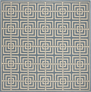 Safavieh Beach House BHS128 Blue / Creme Area Rug