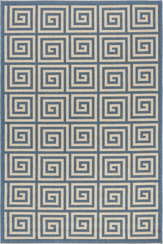 Safavieh Beach House BHS129 Cream / Blue Area Rug