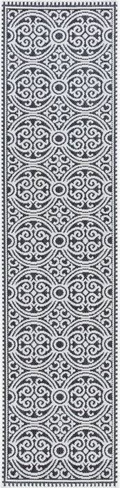 Safavieh Beach House BHS134 Light Grey / Charcoal Area Rug