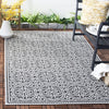 Safavieh Beach House BHS134 Light Grey / Charcoal Area Rug