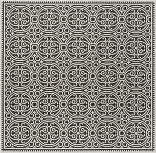 Safavieh Beach House BHS134 Light Grey / Charcoal Area Rug