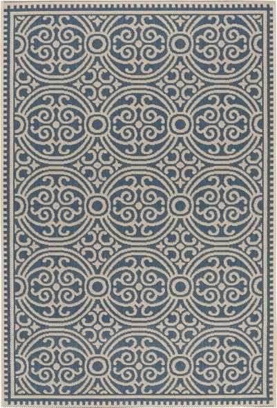 Safavieh Beach House BHS134 Cream / Blue Area Rug