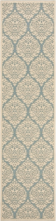 Safavieh Beach House BHS135 Aqua / Cream Area Rug